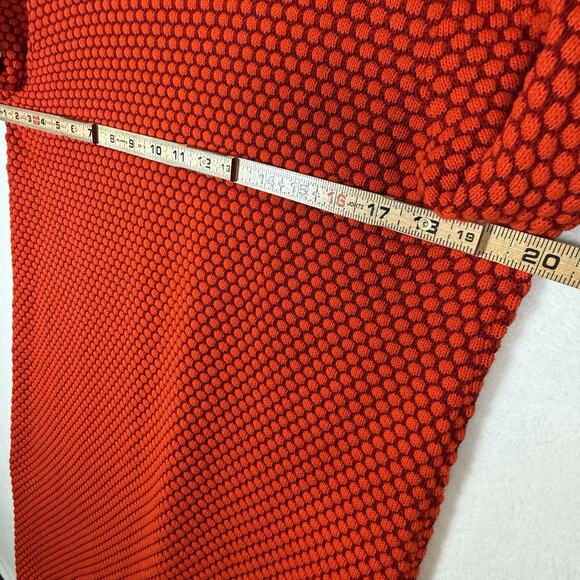 Cos Red-Orange Long Sleeve Sweater Dress Medium - Picture 6 of 7